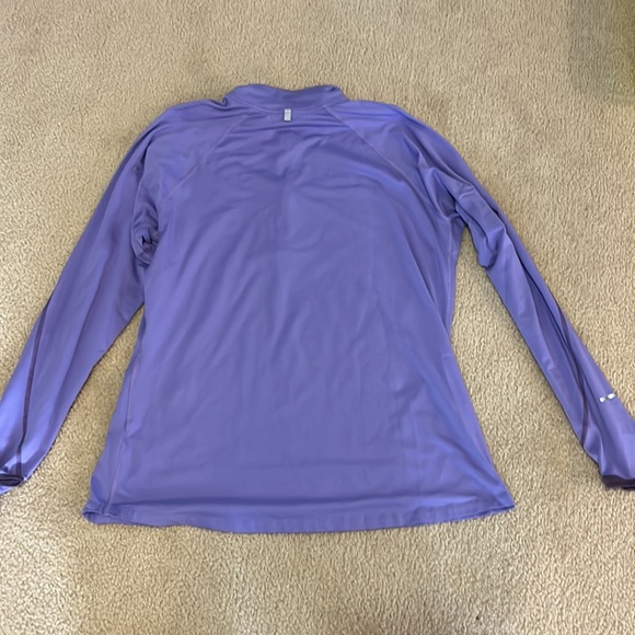 Nike Athletic Quarter Zip XL Extra Large Running Dri-Fit Athlete Workout purple - Picture 3 of 3